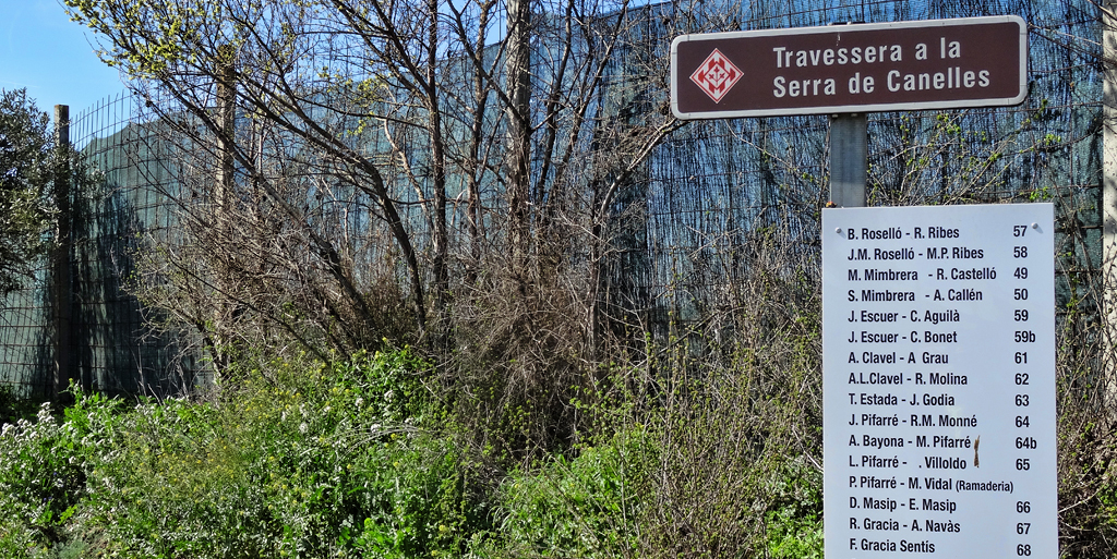 Inici Travessera a la Serra de Canelles
