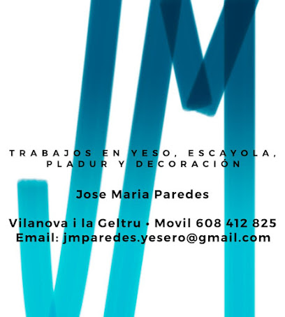 Jose Maria Paredes • Yesero • Pladur • Escayola • Techos desmontables