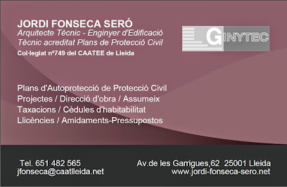 Arquitecto técnico Jordi Fonseca Seró