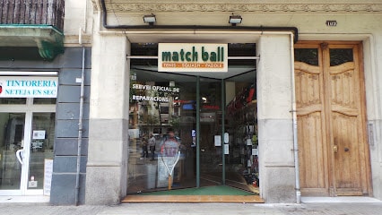 MATCH BALL, Tennis, Pàdel, Squash, Racketball, Frontennis
